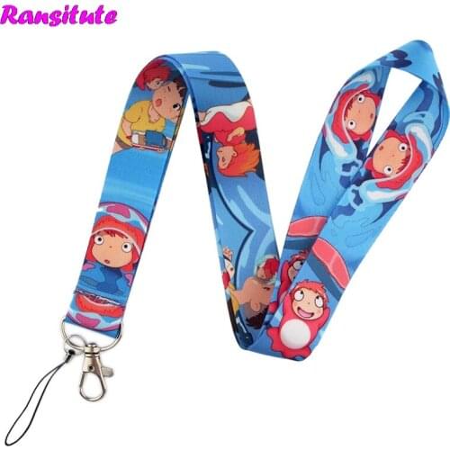 R574 Ransitute Cute Cartoon Mobile Phone Lanyard For Key / ID Card Lanyard DIY Neckband Fashion Phone Decoration Gift