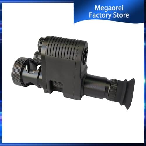 Megaorei 3 Integrated Monocular Binoculars on Attachment 720p Night Vision Camcorder with IR for Sniper Tactical Rifle Hunting