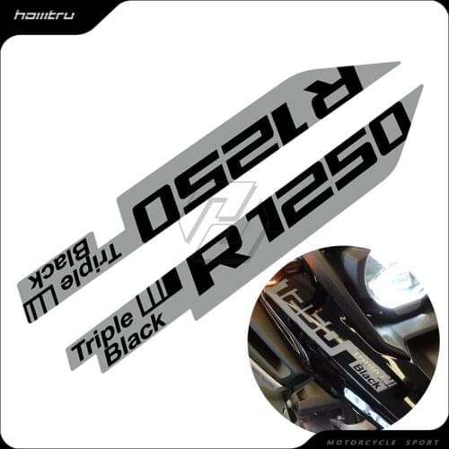 Motorcycle Front Fairing Sticker Case for BMW R1250GS Triple Black Edition R 1250 GS 2017-2021