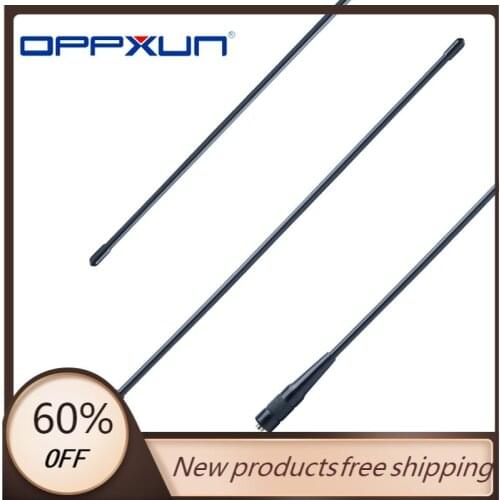 OPPXUN For Nagoya PHD-771 SMA-F Soft Antenna 144/430MHz 20W for Retevis Baofeng Kenwood ON
