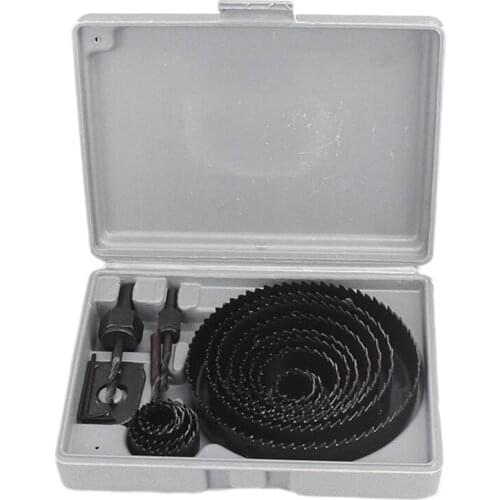 18Pcs Drills Hole Saw Set Durable Use Carbide Drill Bits Soft Hard Wood Plasterboard Tools for Woodworking Accessories