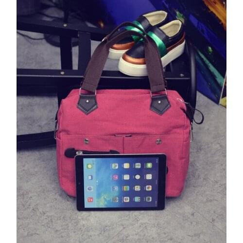 Casual Nylon Waterproof Women High Capacity Travel Book Bags for Teenage Girls Students Pink Satchel Mochila Bolsa 2021