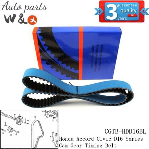 Timing Belt For Honda Civic EJ EG EK Accord D16 Series Acura Integra 1.6L Cam Gear Timing Belt CGTB-HDD16BL