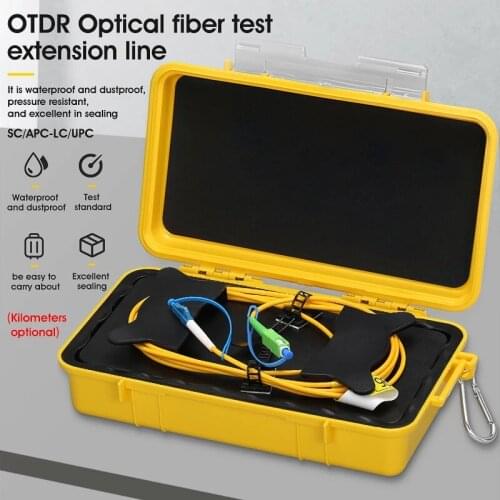 SC/APC-LC/UPC OTDR Zone Eliminator,Fiber Rings ,Fiber Optic OTDR Launch Cable Box 500M 1Km 2Km SM 1310/1550nm