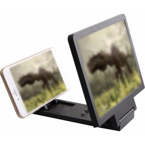 Fordable Universal Mobile Phone Screen Magnifier 3D Enlarger Video HD Video Amplifier Projector Bracket Desktop Holder Stand