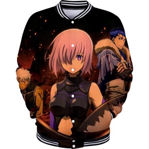 Hoodies hot anime FateGrand Order 3D Mens Sweatshirt 2019 Autumn Winter New Tops Men/Women Hooded High Quality Man Hoodies