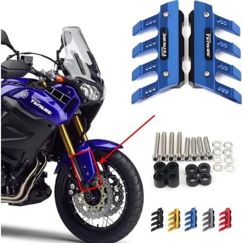 For YAMAHA XT1200Z/XT1200ZE Super Tenere MotorcycleMudguard Front Fork Protector Guard Block Front Fender Slider Accessories