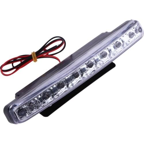 12V 100LM 8LED Daytime Running Lights Waterproof External Led Car Styling Light Source Fog Bar Lamp Universal