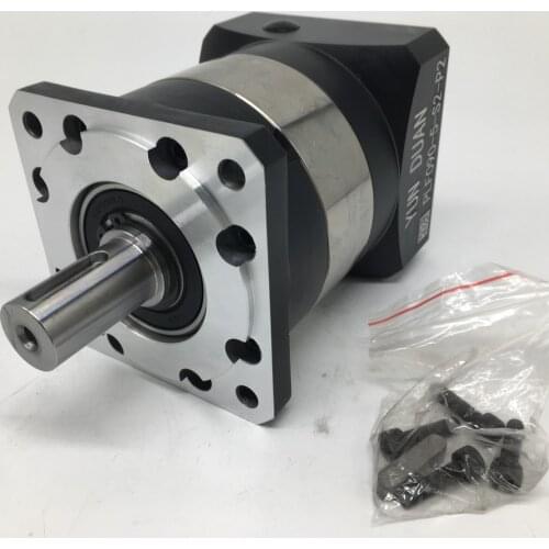 90mm Flange 25:1 Speed Ratio Planetary Reducer 19MM Input Shaft Gearbox Reducer for 750W 1 KW Servo Motor CNC