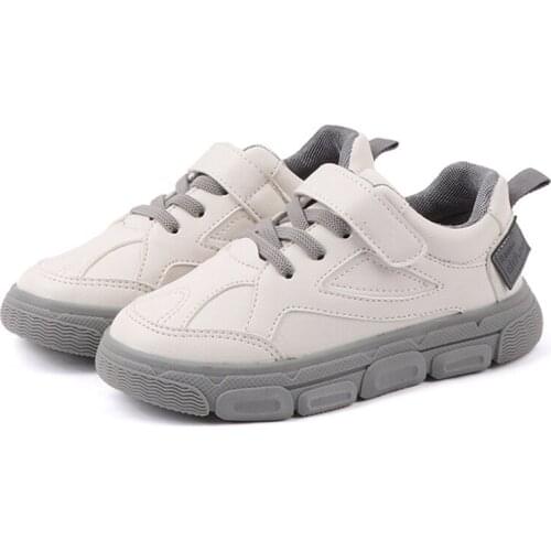 Kids Girl Boy Walking Shoes Anti-Skid Sport Sneakers Children Outdoor Breathable Flats Fashion PU Running Shoes for School