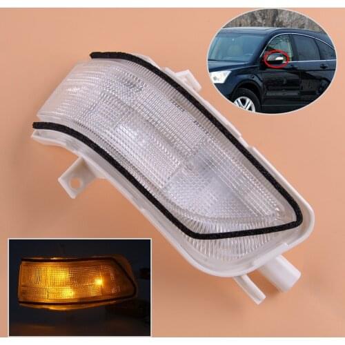 DWCX Left Driver Door Side Wing Mirror Indicator Light Lamp 2 pin 34350-SWA-H01 Fit For Honda CRV CR-V 2007 2008 2009 2010 2011