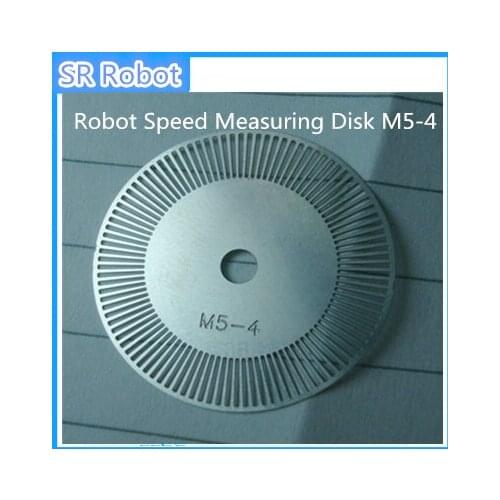 Photoelectric Encoder Meter Wheel Servo Motor Grating Disk Robot Speed Measuring Disk M5-4 Kit Chain Robotic Car Accessory