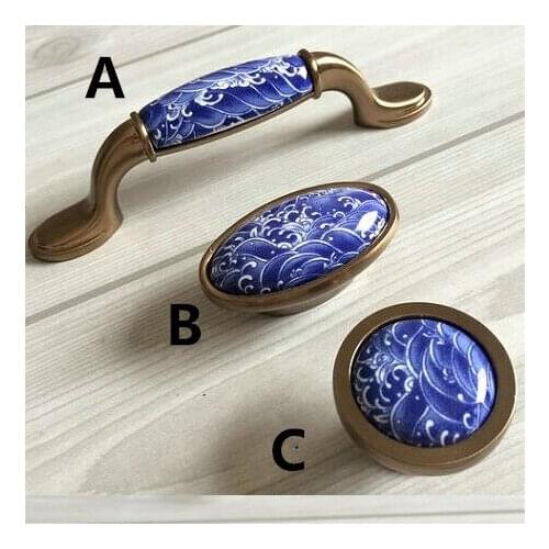 Dresser pulls knobs Drawer knobs pull Champagne kitchen cabinet door handle 96mm retro furniture door decoration hardware handle