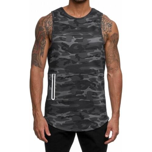 50%HOTMen Vest Solid Color Quick Dry Summer Patchwork Sleeveless Top for Sports