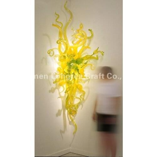 LRW057-Free Shipping 2013 Hot Selling Pop Glass Wall Lamps for Hotel