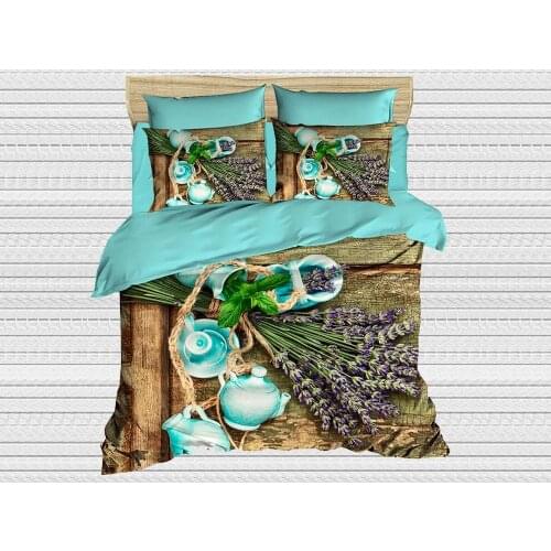 Best Class Digital Printed 3d Double Personality Duvet cover set Tea Party