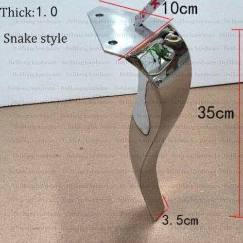 Stainless steel table legs metal sofa accessories furniture hardware bed feet 20cm, 35cm,40cm,45cm,50cm
