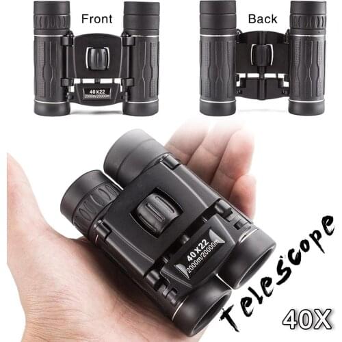 40x22 HD Powerful Mini Binoculars Outdoor 2000M Long Range Telescope BAK4 FMC Optics For Hunting Sports Outdoor Camping Travel