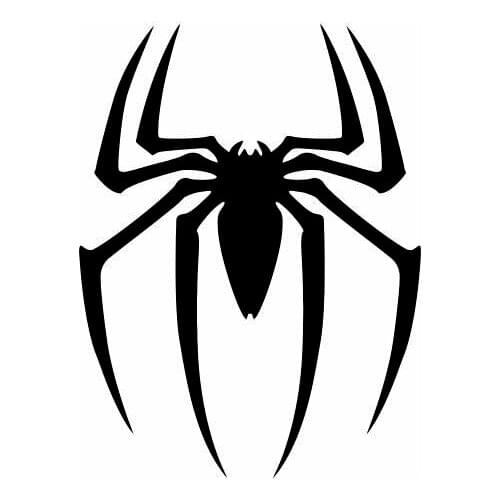 Cartoons Car Sticker Reptile Black Spider Car Styling Vinyl Motorcycle Decals Cover Scratches Waterproof PVC Apply To Car Window