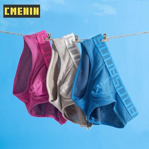 Sissy Cotton Gay Panties Jockstrap Mens Briefs Hip Raise Innerwear Sexy Man Underwear Brief Men Underpants Bikini BS3123