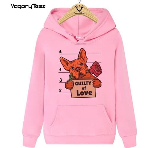 Newest Men Bull Terrier Hoodies Sweatshirts Jail Mugshot Guilty Of Love Valentines Day Gift Print Hoodies Geek Style Pullovers