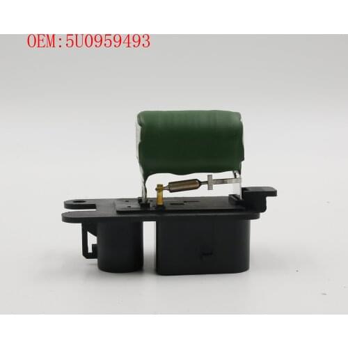 New 5U0959493 heater blower motor regulator resistor for VW GOL GV G5/N.SAVEIRO/POLO/FOX Volkswagen Gol Trend Voyage Fox Suran