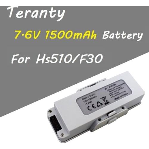 Original For Hs510/F30 Drone Battery 7.6v 1500mAh lipo battery RC Quadcopter Toys Spare Parts Accessories 1Pcs