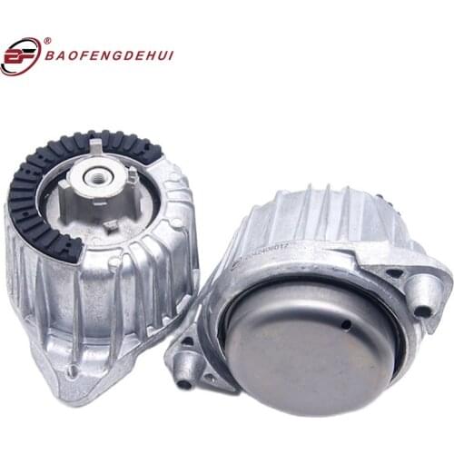 Front L & R Motor Mount 2PCS Set Fit 2011-2013 Mercedes-Benz E350 3.0L Turbo 2042404817 2042406017
