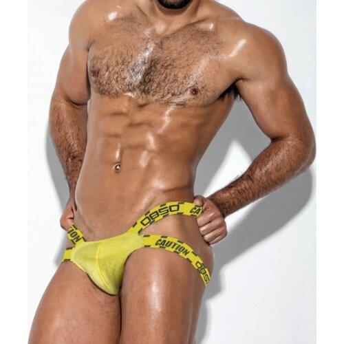 Low Waist Sexy Underwear Gay Jockstrap Cotton Bikini Thong Men Sissy Lingerie Thongs Mens Panties Penis Double Pouch BS3116