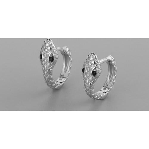 Fashion Snake Piercing Stud Earring For Women Girls Party Wedding Jewelry Pendientes Accessories eh1248