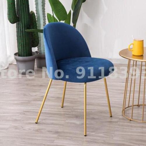 Nordic ins chair net red chair modern minimalist household makeup chair light luxury dining chair bedroom casual nail stool