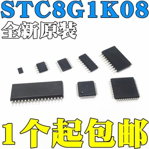 STC8G1K08-36I-SOP8 STC8G1K08A 38I SOP16 TSSOP20 DFN8 QFN20 Enhanced 1 t micro controller MCU 8051 single-chip microcomputer
