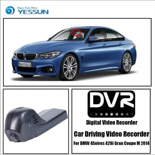 YESSUN for BMW 4 Seires 428i Gran Coupe M 2014 Car Dvr Mini Wifi Camera Full Driving Recorder Car Dash Cam Video Recorder