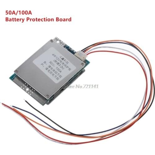 For 4S 3.2V Lifepo4 Lithium Iron Phosphate Battery Protection Board 150A 50A High Current 3.2V Pack BMS PCM with Balance Whosale