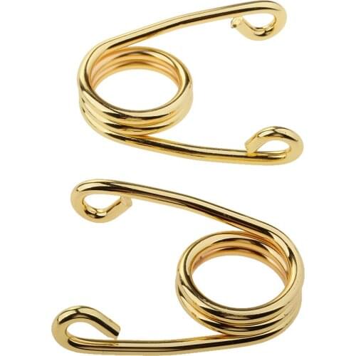 3" Chrome Coiled Solo Seat Springs For Cruiser Custom Bobbers Gold