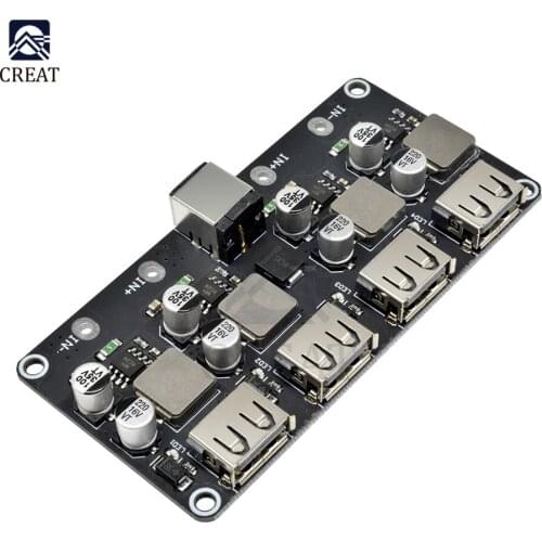 4 Channel Usb QC3.0 Qc2.0 Dc-Dc Buck Converter Charging Step Down Module 6-32V 9V 12V 24V To Fast Quick Charger Circuit B
