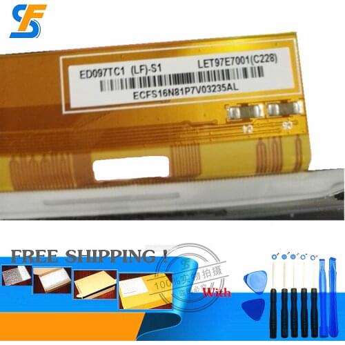 9.7-inch ED097TC1(LF)-S1 E-book screen LET97E7001 E-ink screens for onyx BOOX M96 E-ink Pearl ink screen free shipping