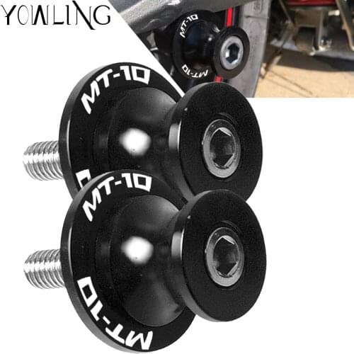 Motorcycle Accessories CNC Aluminum M6 Swingarm Spools Slider MT-10 6mm Stand Screw For YAMAHA MT10 MT-10 MT 10 2016 2017 2018