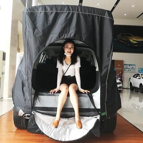 Car Rear Roof Outdoor Equipment Camping Tent Canopy Tail Picnic Awning For Nissan Murano Rogue Kicks Pathfinder X-Trail Armada