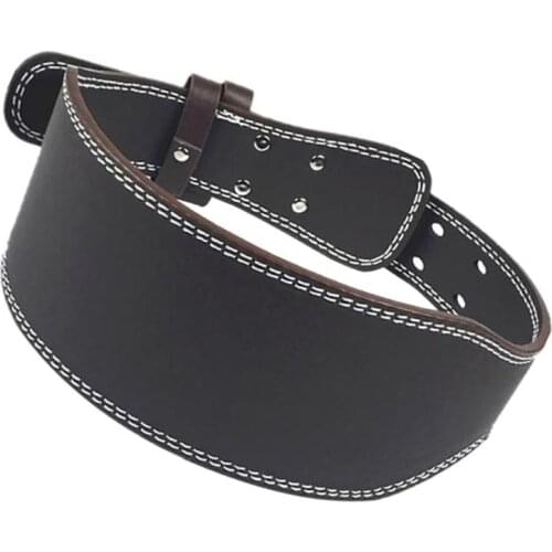 Black Weightlifting Belt Bodybuilding Fitness Barbell Crossifit Powerlifting Training Waist Protector Gym Belt for Back Hot Sale