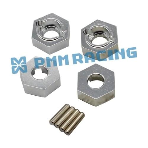 CNC Aluminium Alloy 14mm Hex Adapter for HPI Savage21:46 4pcs