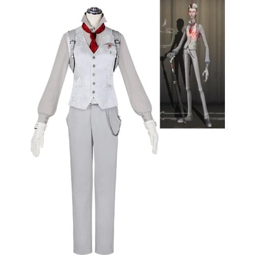 Game Identity V The Soul of Umbrella Wu Chang Cosplay Costume Requiem Skin fashion Uniform Halloween Costume for women adults