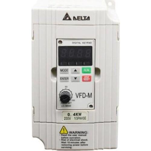 New Delta Inverter] Delta Inverter VFD075M43A 0.75 1.5 2.2KW3.7 7.5 380V motor 0.4 220v