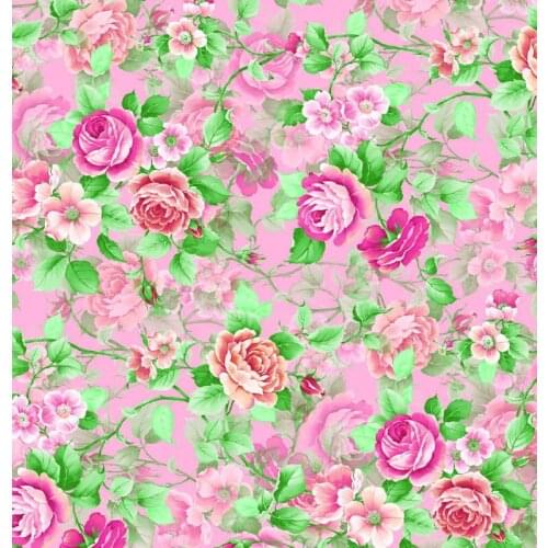 Pink newborn photography backdrop flowers baby backgrounds for photo studio digital printed green leaves backdrop fotografia