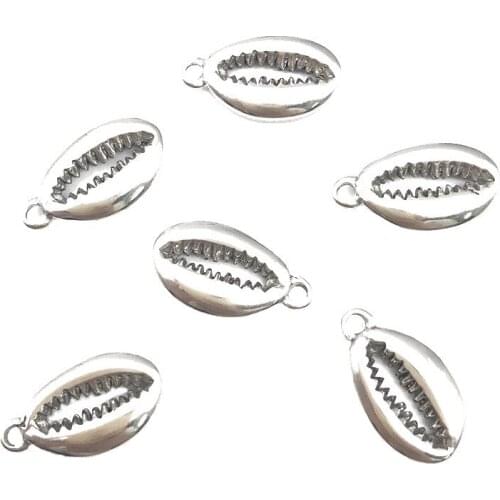 Stainless Steel teeth Pendant DIY Jewelry Accessories Components for Pendants jewelry Making Supplies wholesale Lots Bulk