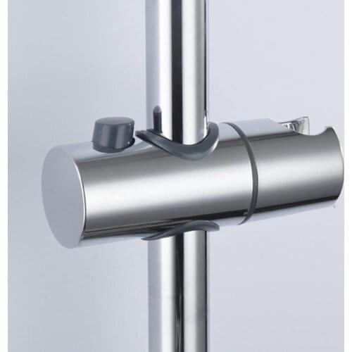 ABS Chrome Shower Head Holder Adjustable Bathroom Shower Bracket Rack Slide Bar Bathroom Faucet Accessories Shower