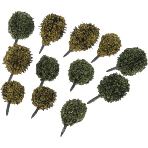 Static Bushes Landscape Tufts - Model scenery miniatures wargame railway