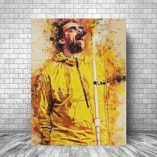 William John Paul Liam Gallagher canvas painting decor wall pictures bedroom study home living room decoration prints poster