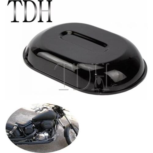 1 x Motorcycle Black ABS Plastic Intake Air Cleaner Cover For Honda VT750DC Shadow Spirit 2001-2007 Air Cleaner Protection Guard