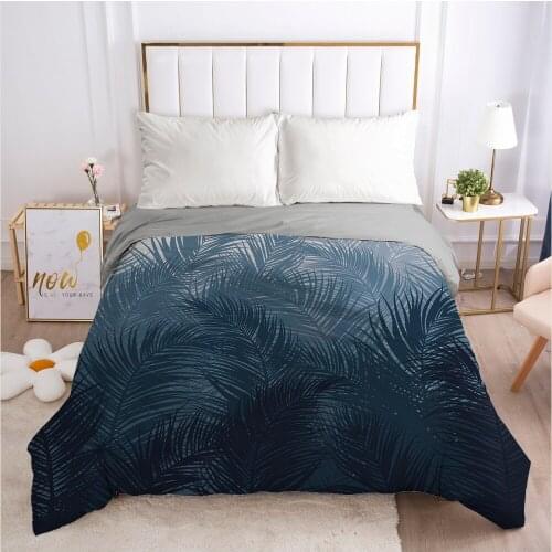1PCS 3D Duvet Cover with Zipper Comforter/Quilt/Blanket Cover 220x240 230x220 3D Nordic Black Bedding Customize any size design